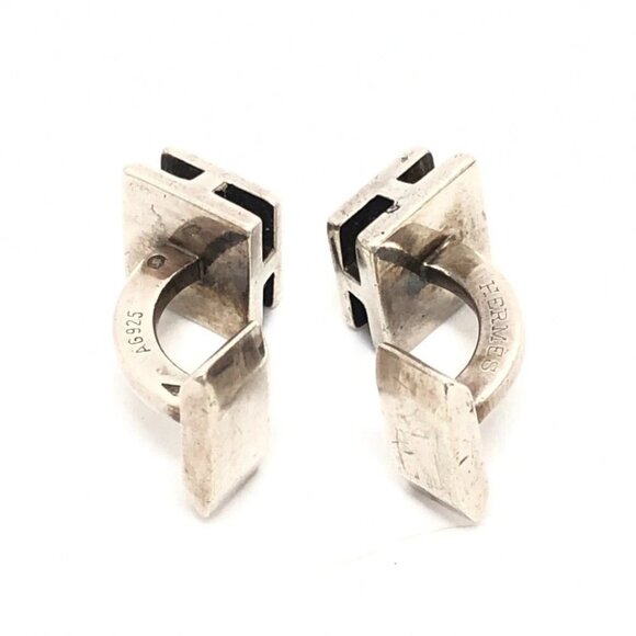 HERMES H Square Cufflinks, Accessories cuffs - Picture 1 of 12